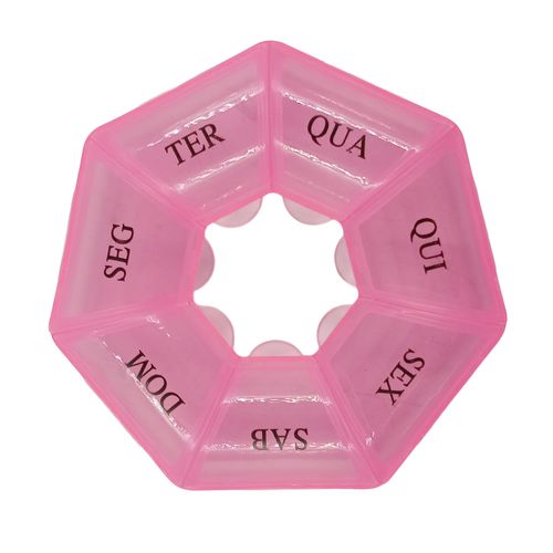 Porta Comprimido 8x8cm em Plástico Megagift
