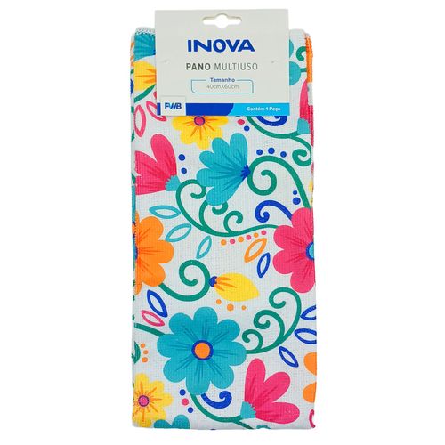 Kit Pano Floral Multiuso 40x60cm em Poliéster FWB