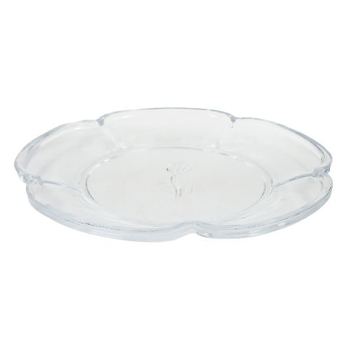 Jogo de Pratos Tulipa P/ Sobremesa 4 Peças em Cristal Ecologico Fullfit
