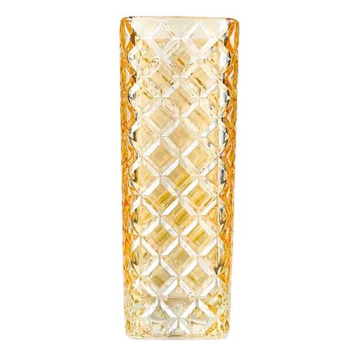 Vaso Topazio Decorativo 16cm em Vidro Kehome
