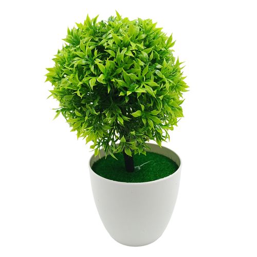 Vaso C/ Planta Artificial 19cm em Plástico Imporiente