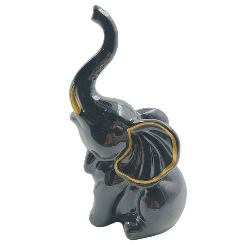 Elefante Decorativo 15x6,5cm em Porcelana Interponte