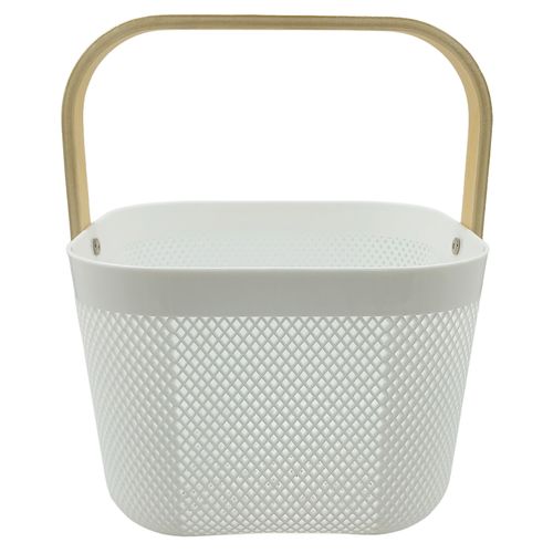 Cesto Organizador C/ Alça 24x17cm em Plástico Amigold
