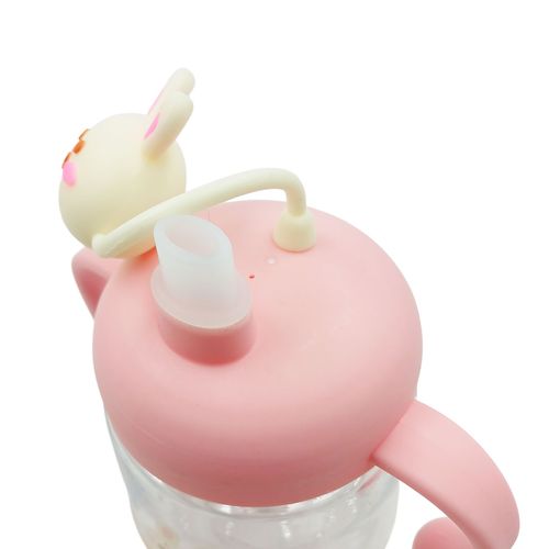 Garrafa Infantil C/ Canudo 350ml em Plástico Interponte
