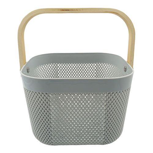 Cesto Organizador C/ Alça 20x14cm em Plástico Amigold