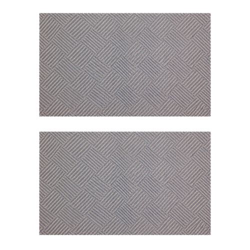 Jogo Americano Retangular 2 Peças 44,5x29,7cm em PVC Y888