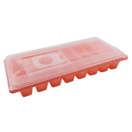 Forma de Gelo C/ Tampa 11x25,5cm em Plástico Amigold