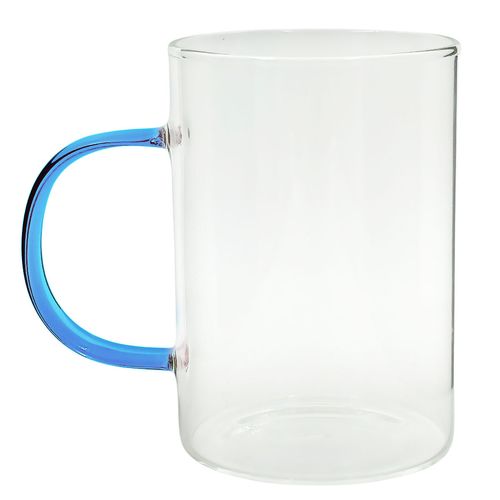 Jogo de Caneca Vibrante 320ml em Vidro Wellmix