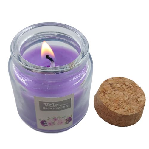 Vela Aromática Decorativa 9x5cm em Vidro Interponte