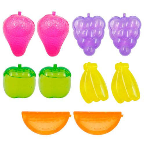 Gelo Artificial Frutas 10 Peças em Plástico Megagift