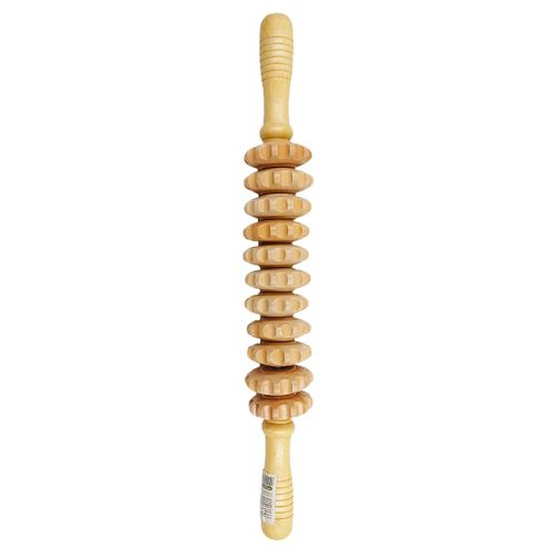 Massageador em Bastão 42cm em Madeira Kehome