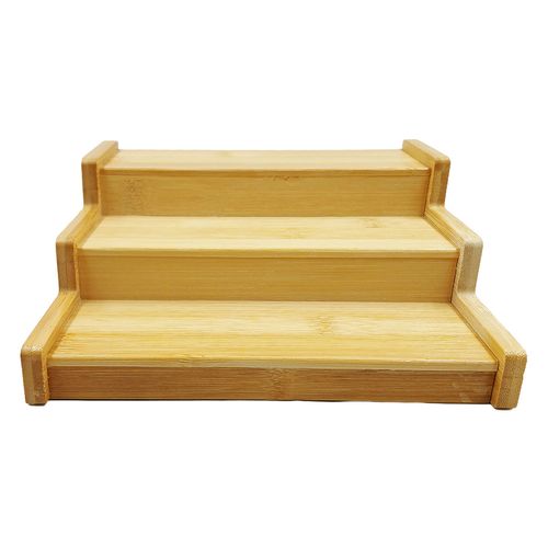 Organizador Multiuso 3 Andares 8,5x21x22cm em Bambu Fu Xing