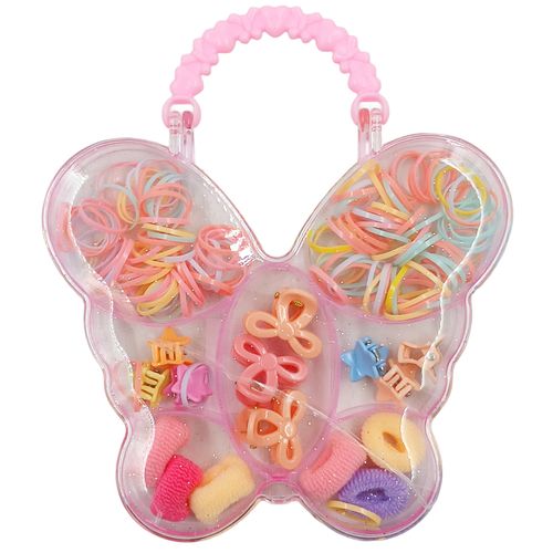 Kit Acessórios P/ Cabelo Infantil 13x13cm em Plástico Interponte
