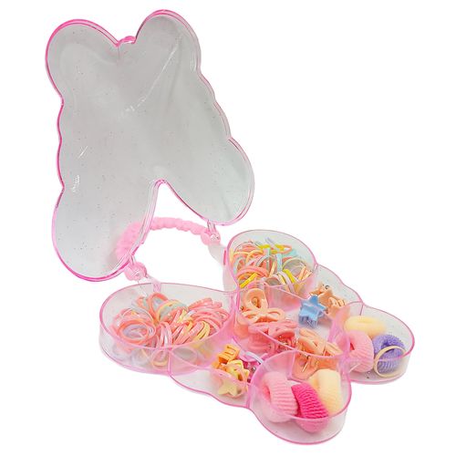 Kit Acessórios P/ Cabelo Infantil 13x13cm em Plástico Interponte