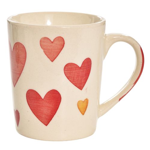 Jogo de Canecas Love 6 Peças 100ml em Cerâmica Rio de Ouro