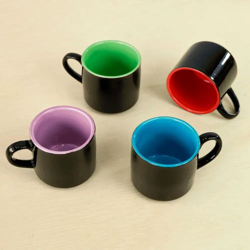 Jogo de Xícaras Para Café de Porcelana 90ml 4 peças Imporiente