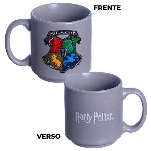 Mini Caneca Hogwarts 100ml em Cerâmica Zona Criativa