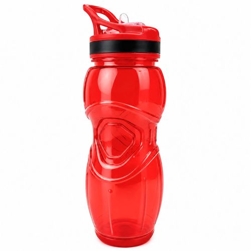 Garrafa C/ Canudo 600ml em Plástico Livon