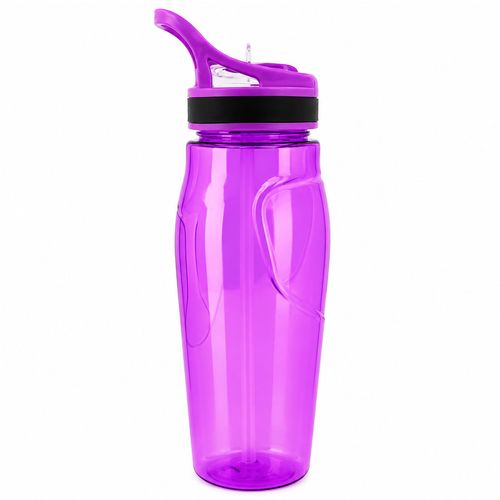 Garrafa Happy C/ Canudo 700ml em Plástico Livon