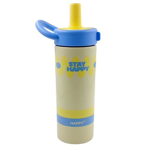Garrafa Térmica C/ Alça 600ml em Aço Inox Flashgoods