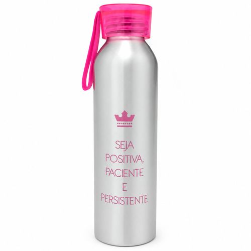 Garrafa Seja Positiva 650ml em Alumínio Livon