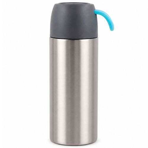 Garrafa C/ Alça em Aço Inox 500ml UniHome-Azul