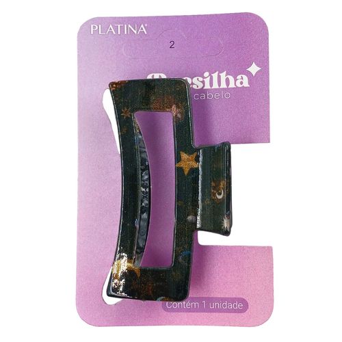 Prendedor de Cabelo 8cm em Plástico Moment