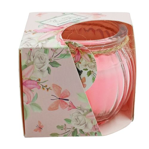 Vela Aromática Decorativa 6x6cm em Vidro Interponte