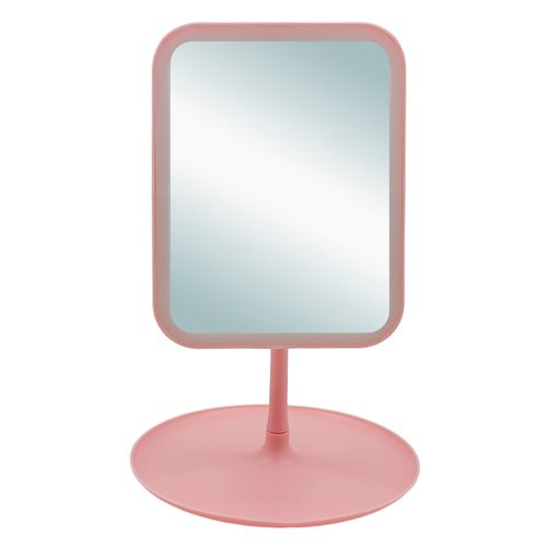 Espelho de Mesa C/ LED 29,5cm em Plástico Fu Xing