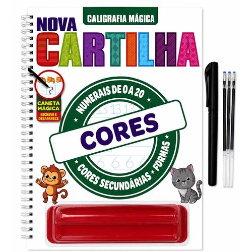 Cartilha Caligrafia Cores 29cm em Papel Editora Online
