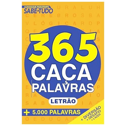 Almanaque 365 Caça Palavras em Papel Editora Online