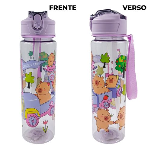 Garrafa Capivara C/ Alça 800ml em Plástico Interponte