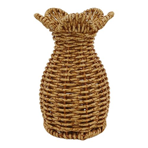 Vaso Decorativo Tramado 10x8,5x15cm em Plástico Y888