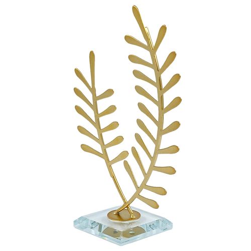 Escultura Ramo 18x12cm em Metal Grace.