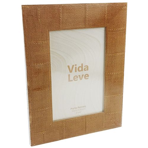 Porta Retrato Decorativo 10x15cm em Madeira e Plástico Dcarte