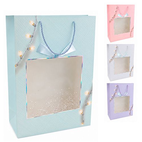 Sacola P/ Presente 26x32x10cm em Papel Kit Girl