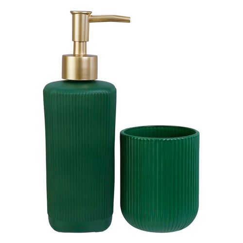Kit Banheiro Arbor 2 Peças 350ml em Vidro Hauskraft