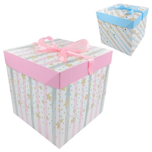 Caixa P/ Presente 20x20cm em Papel Kit Girl