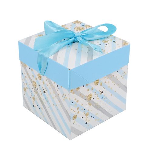 Caixa P/ Presente 10x10cm em Papel Kit Girl