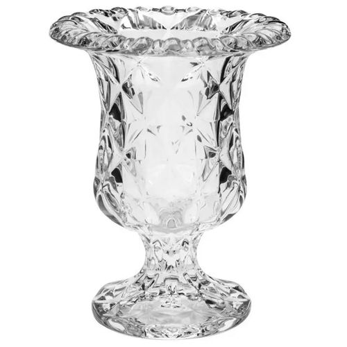 Vaso Diamond 15cm em Vidro Hauskraft