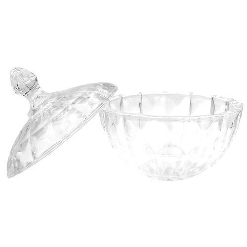 Potiche Decorativo 19x16cm em Vidro Dagia