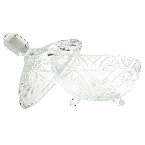 Potiche Decorativo 19x13,5 cm em Vidro Dagia