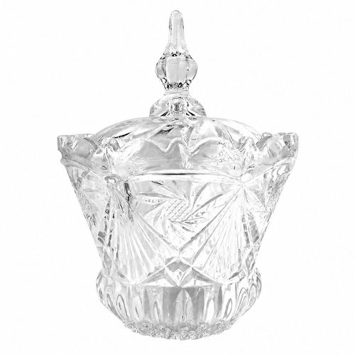Potiche Decorativo 19,5x14 cm em Vidro Dagia