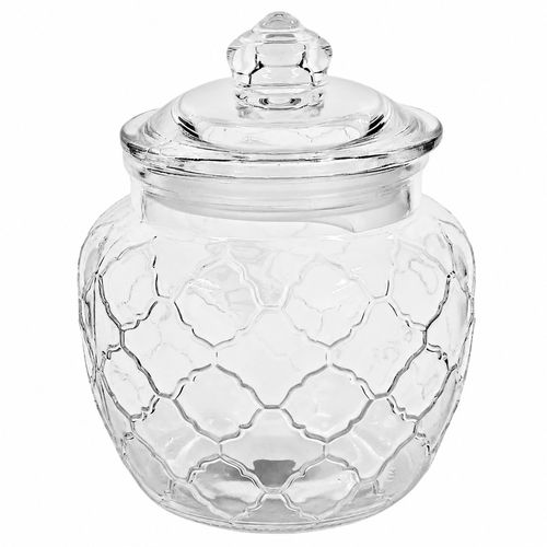 Bomboniere Decorativa 14x10cm em Vidro Cascavel