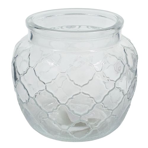 Bomboniere Decorativa 14x10cm em Vidro Cascavel