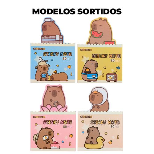 Bloco de Anotação Capivara 7,6x11,5cm em Papel Michael Judi