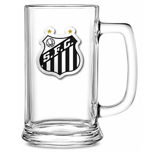 Caneca Santos 420ml em Vidro Allmix