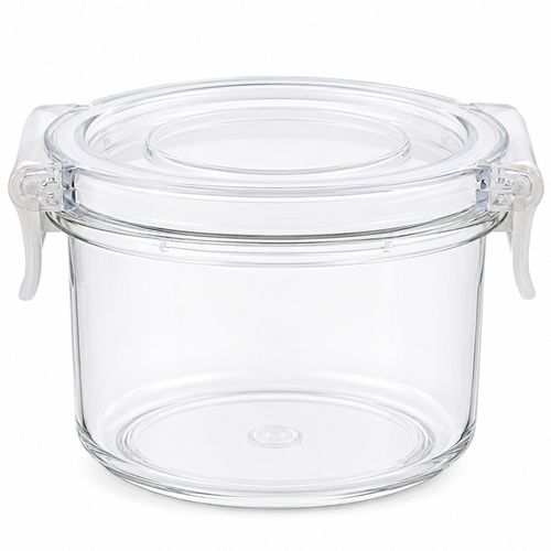 Jogo de Mini Potes Herméticos 4 Peças 65ml em Plástico Megagift