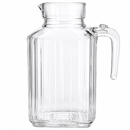 Jarra Canelada C/ Tampa 1,6L em Vidro Freecom