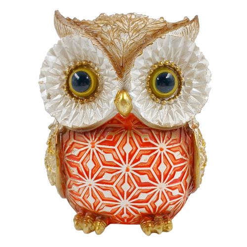 Coruja Decorativa 9x7,5cm em Resina Youbai